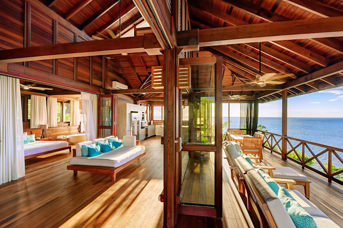 Zabuco Honeymoon Villa, Secret Bay, Dominica, Caribbean