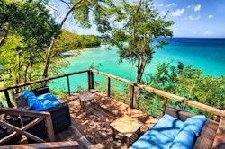 Zabuco Wild Orchid Garden Deck, Secret Bay, Dominica, Caribbean