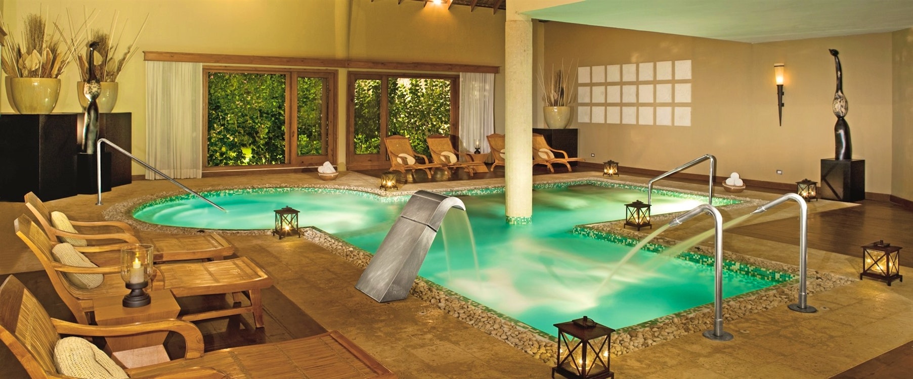 Indoor Pool at Zoetry Agua Punta Cana, Dominican Republic 