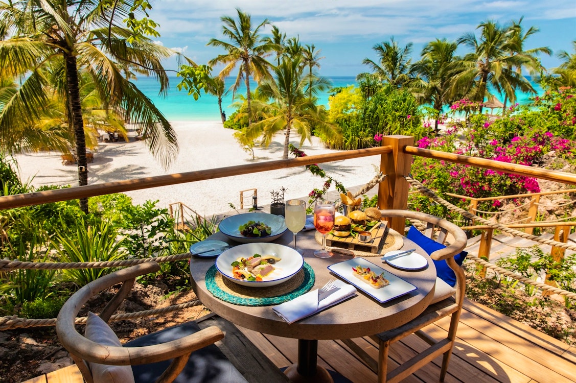 Beach Dining Area at  Zuri Zanzibar, Africa