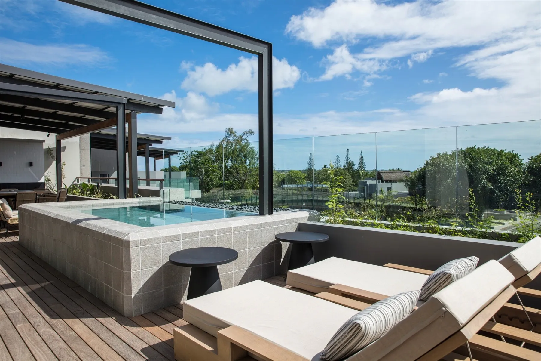 Pool Penthouse Outdoor Area at LUX* Grand Baie Resort & Residences