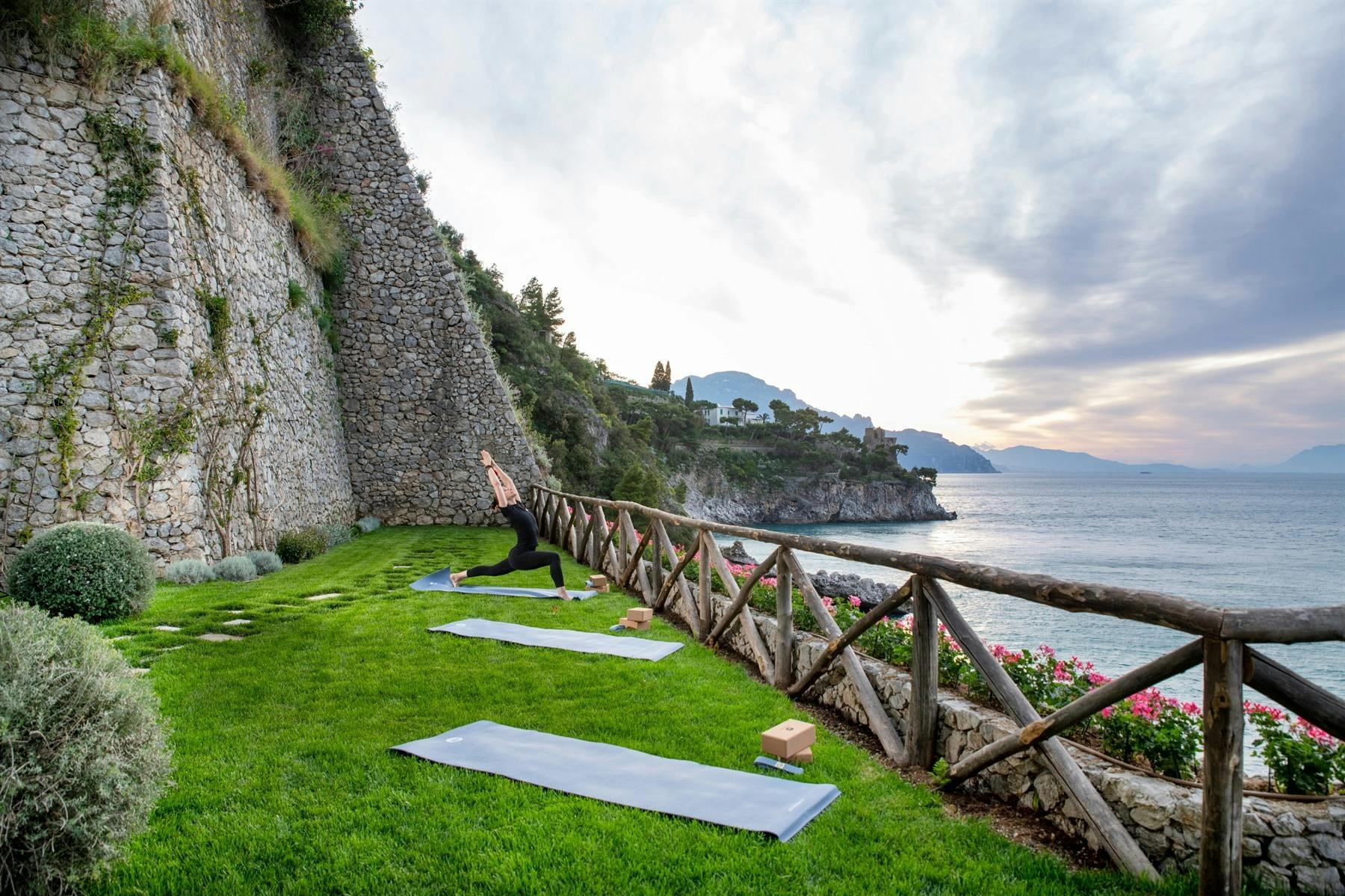 Yoga, Borgo Santandrea, Amalfi Coast, Italy