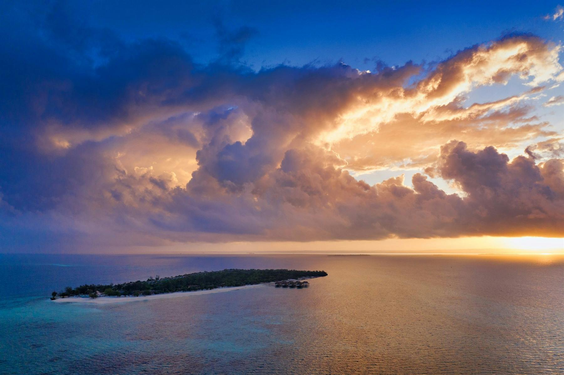 Aerial View, Bawe Island, Zanzibar