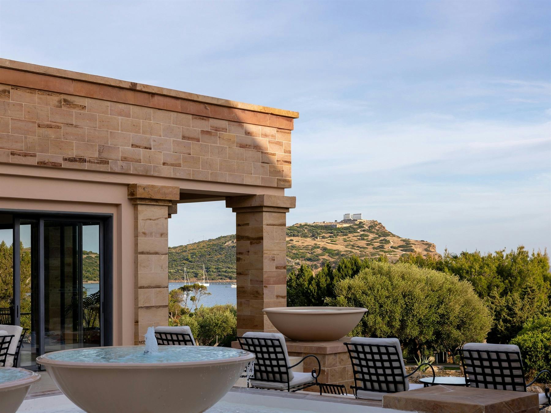 Lounge Bar, Cape Sounio, A Grecotel Resort to Live, Athens, Greece