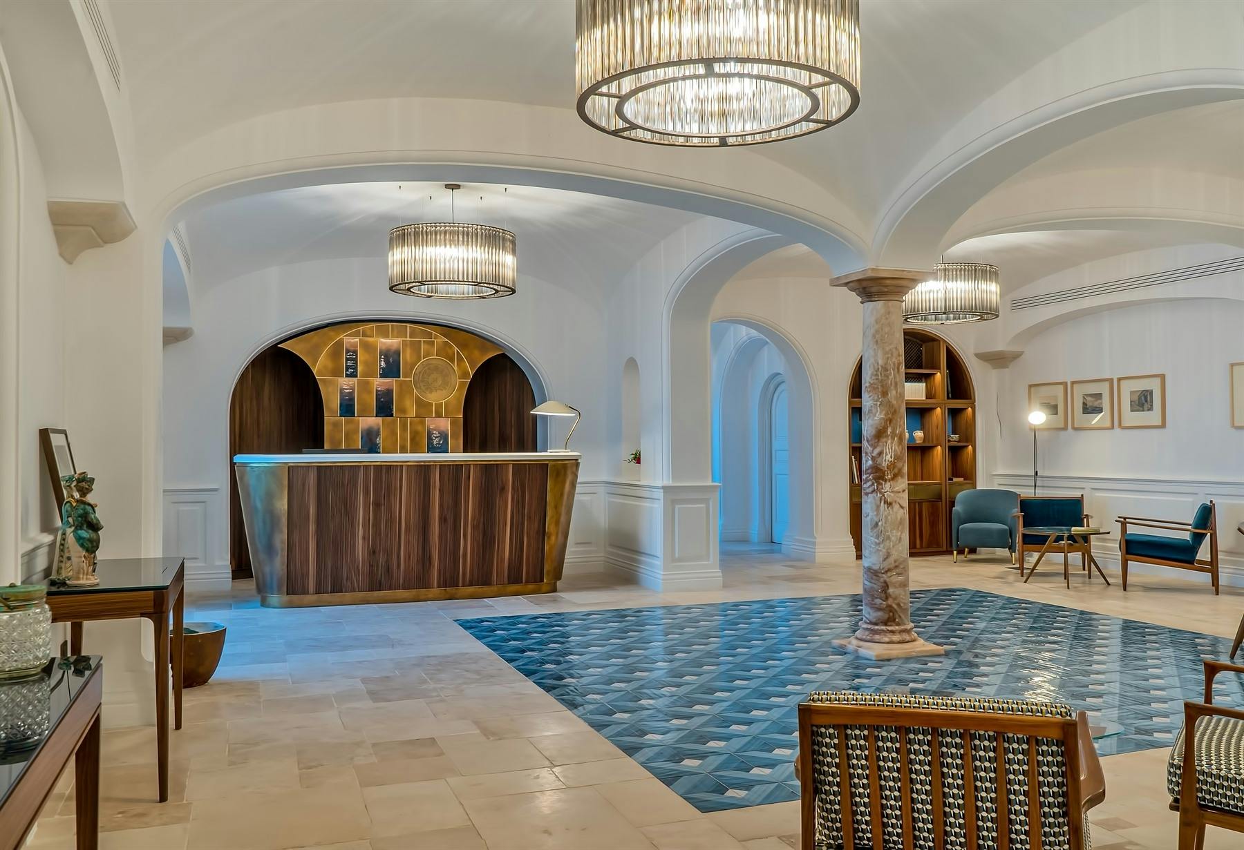 Lobby, Borgo Santandrea, Amalfi Coast, Italy