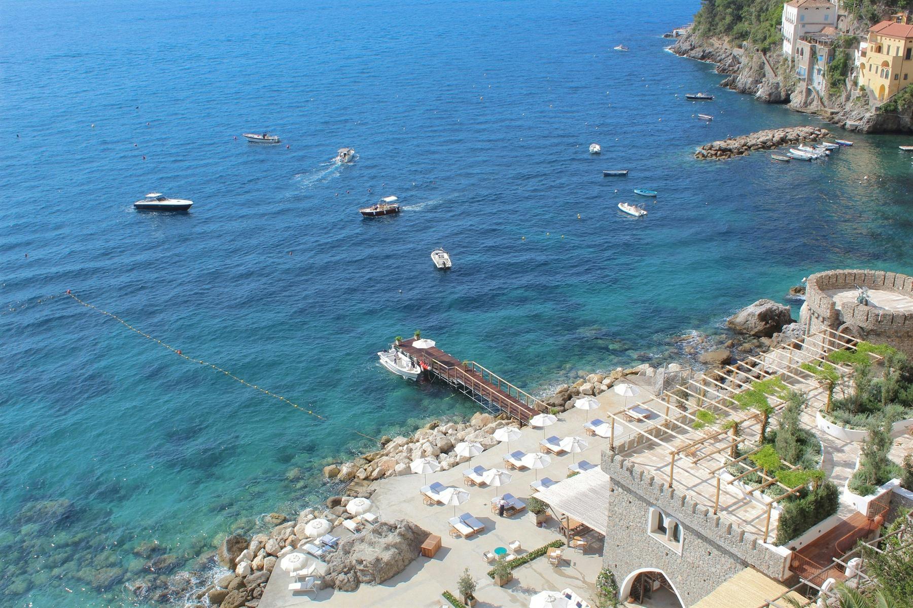 Sea View from Hotel, Borgo Santandrea, Amalfi Coast, Italy