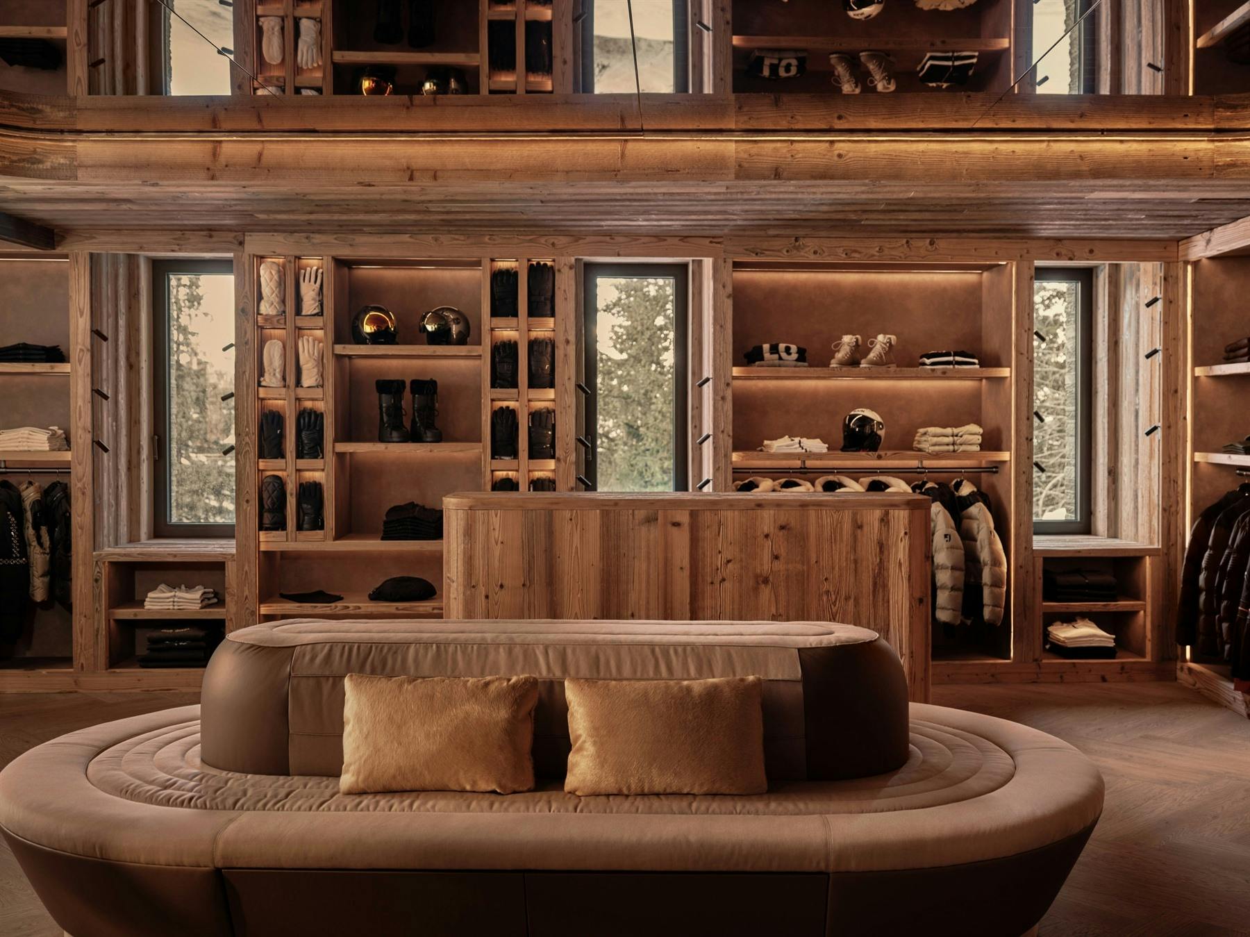 Rosewood Courchevel Le Jardin Alpin, interior ski room