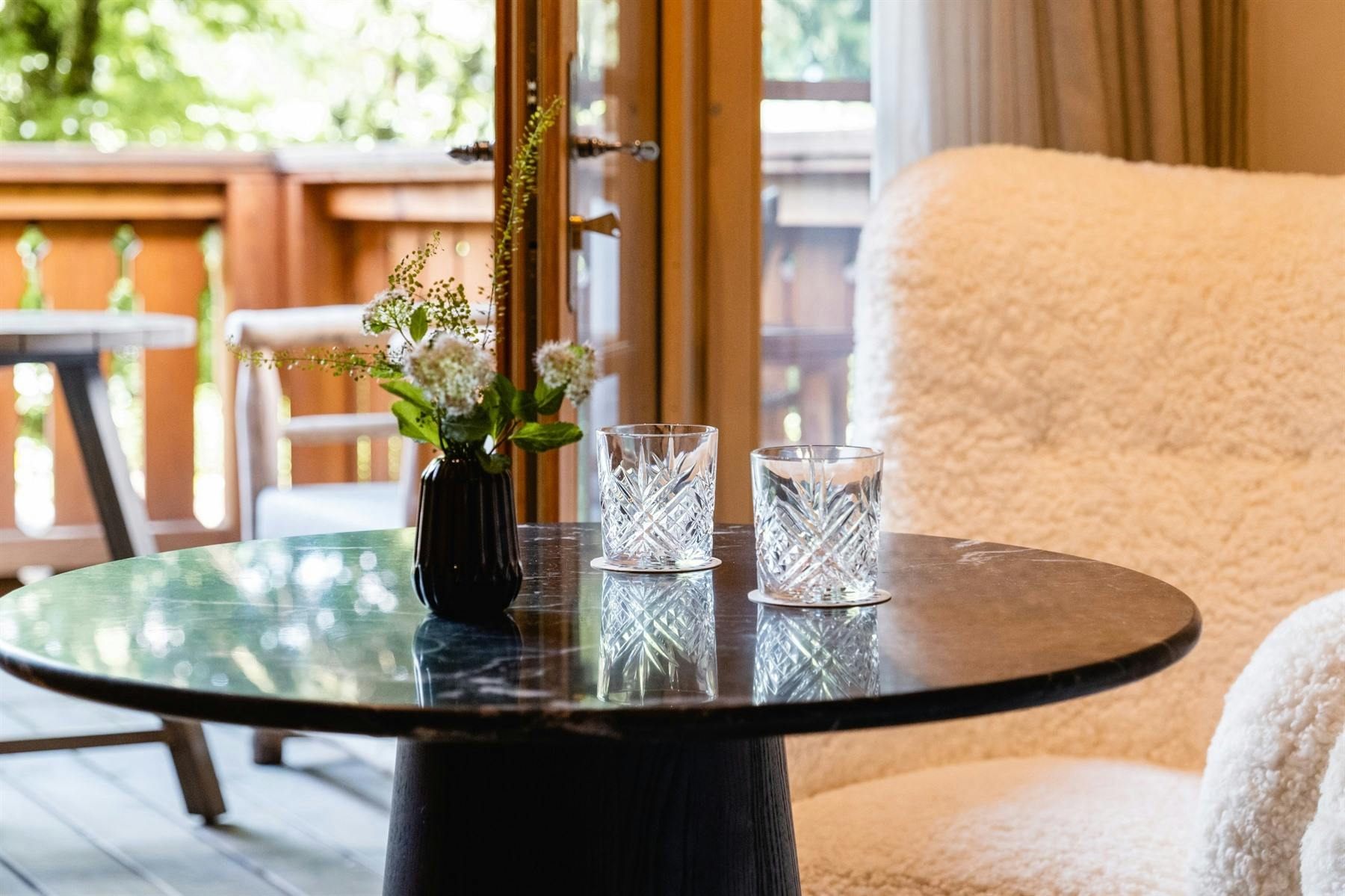 Living Area, Chalet Eustache, Megève, France