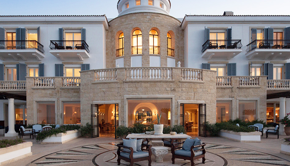 Dining and exterior at Anassa, Cyprus 