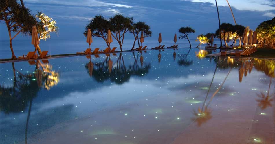 Beach at Night at The Fortress, Sri Lanka 