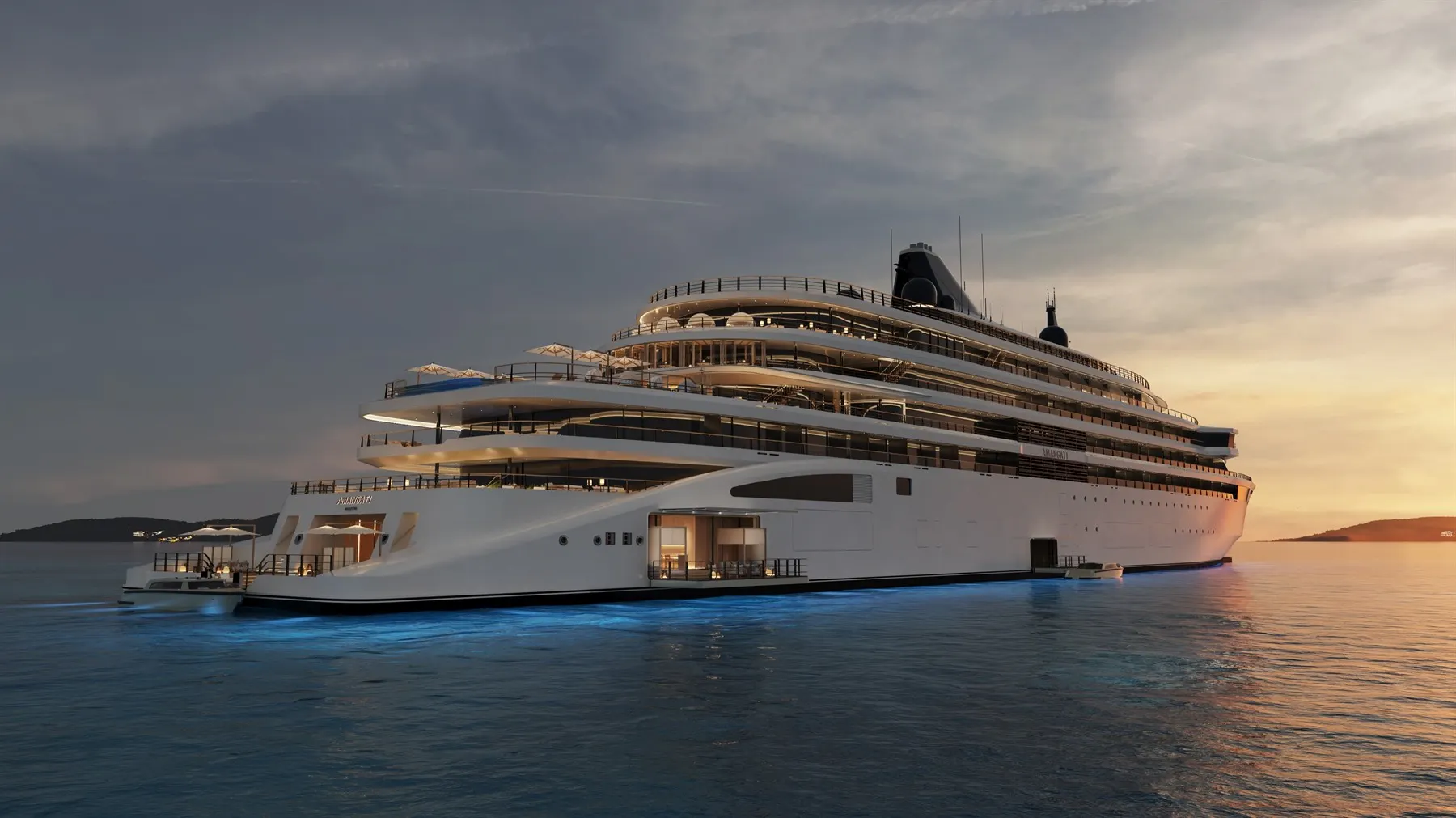 Amangati, Aman at Sea yacht exterior