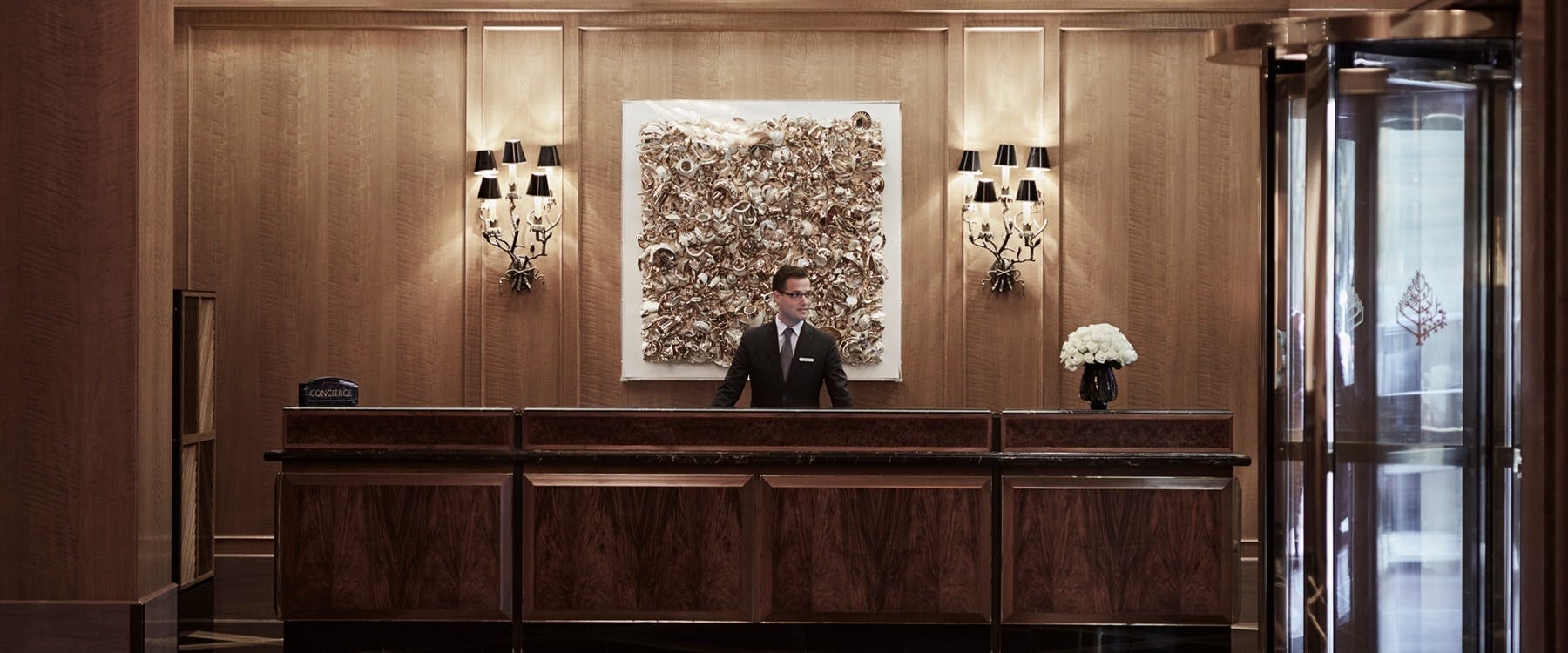 Lobby at Four Seasons Hotel Boston, New England 