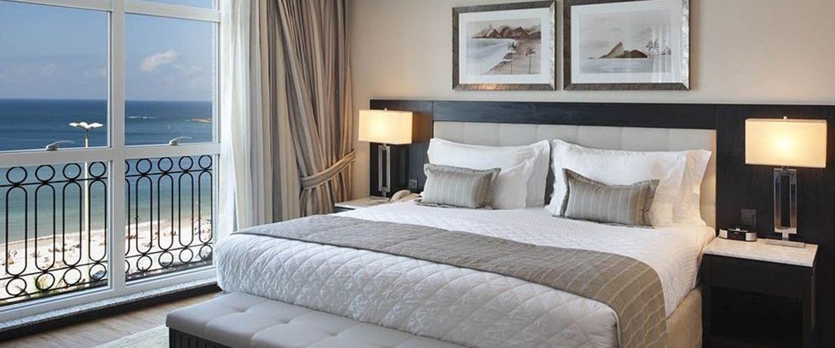 Deluxe bedroom at Miramar Hotel by Windsor, Brazil 