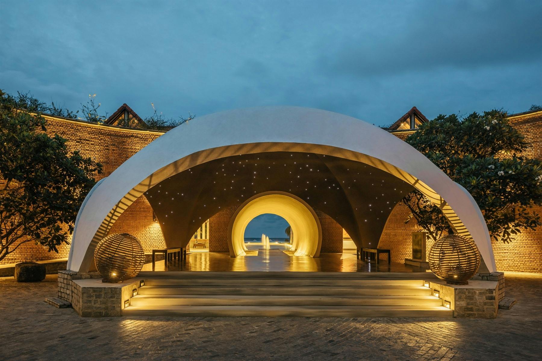 Main entrance at Uga Bay