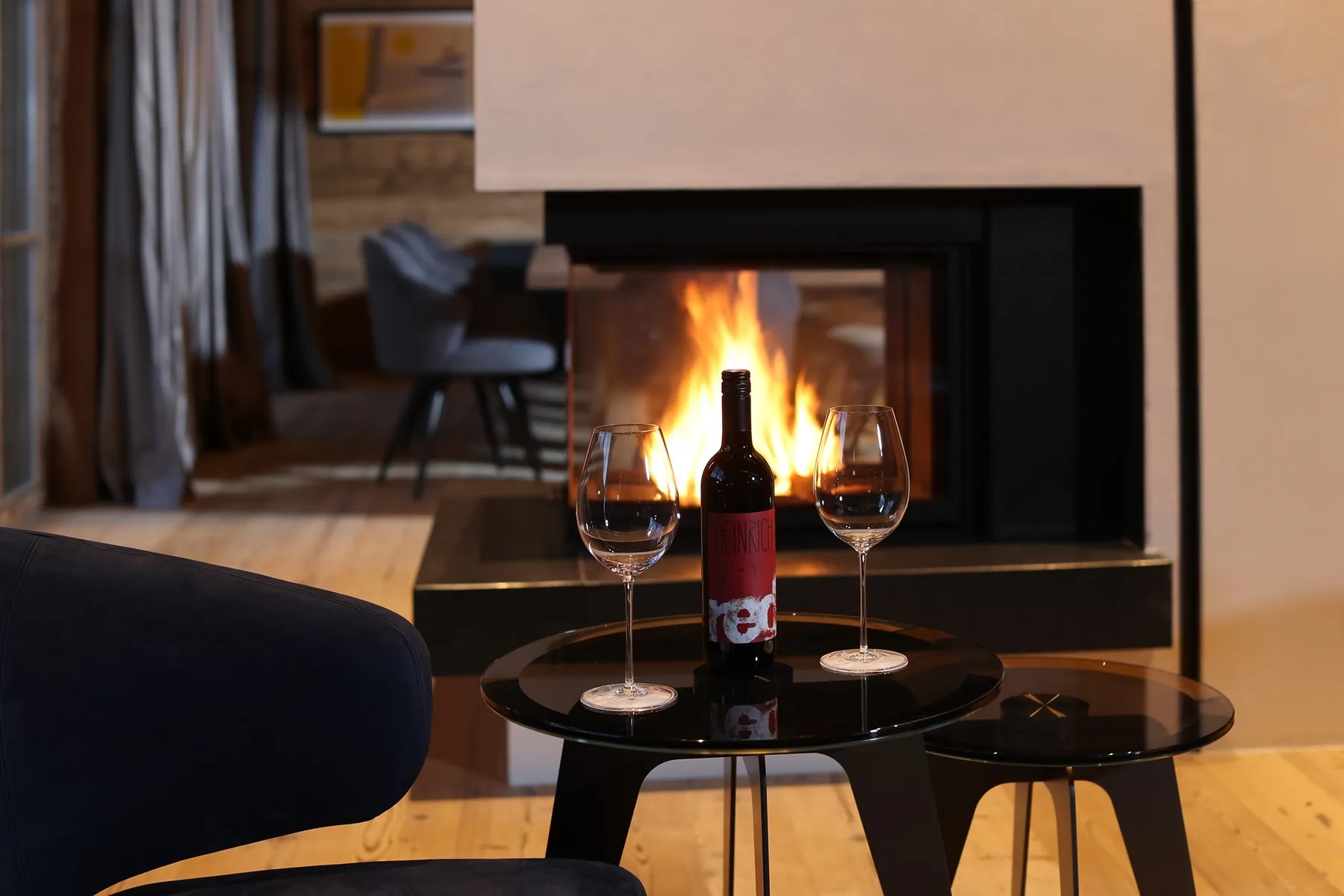 Fireplace at The Residence