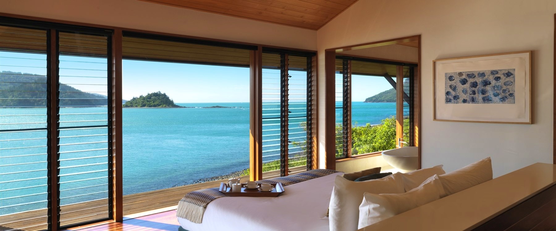 Beautiful bedroom view, qualia, hamilton island