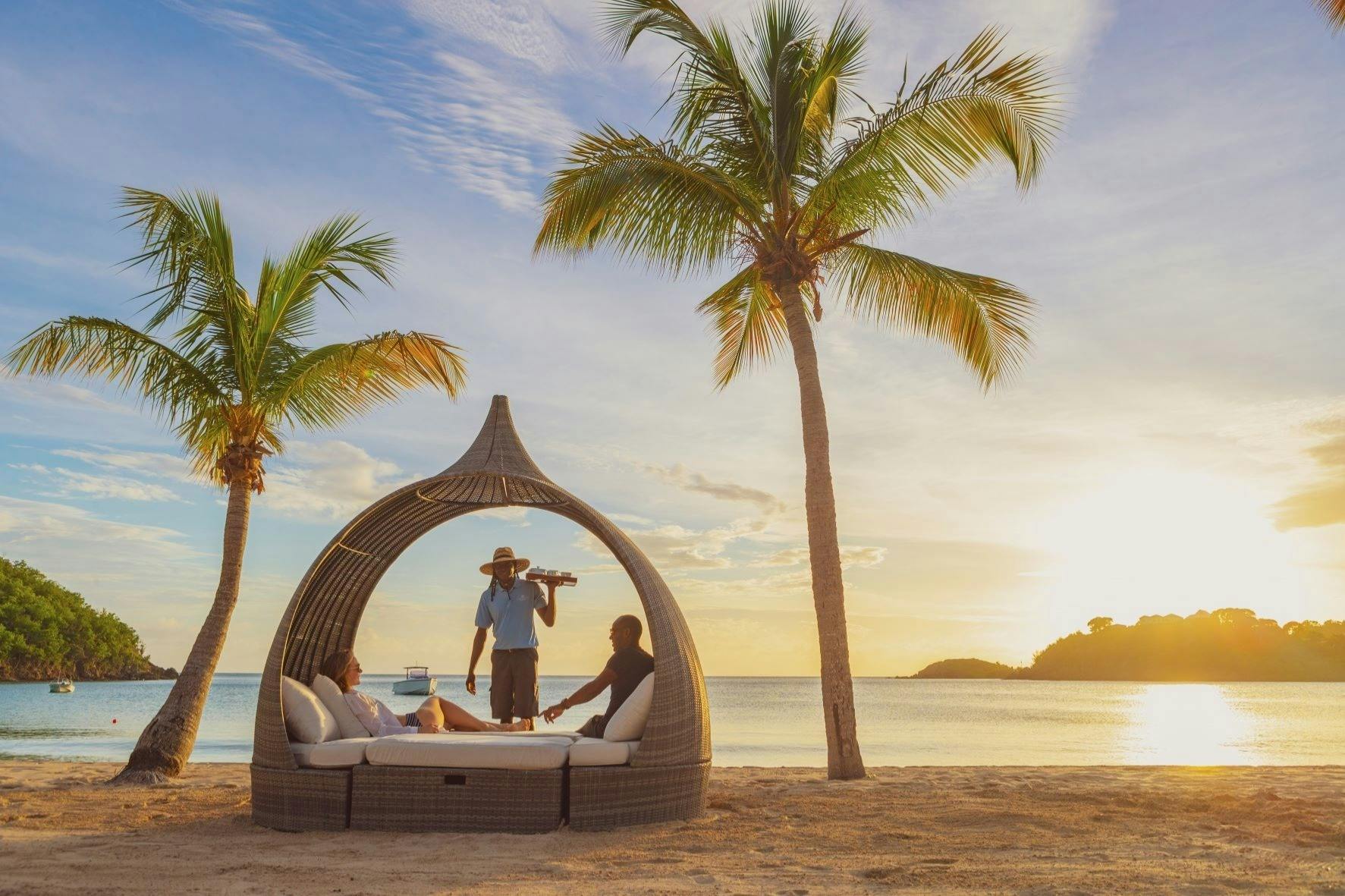 sunset at carlisle bay antigua 