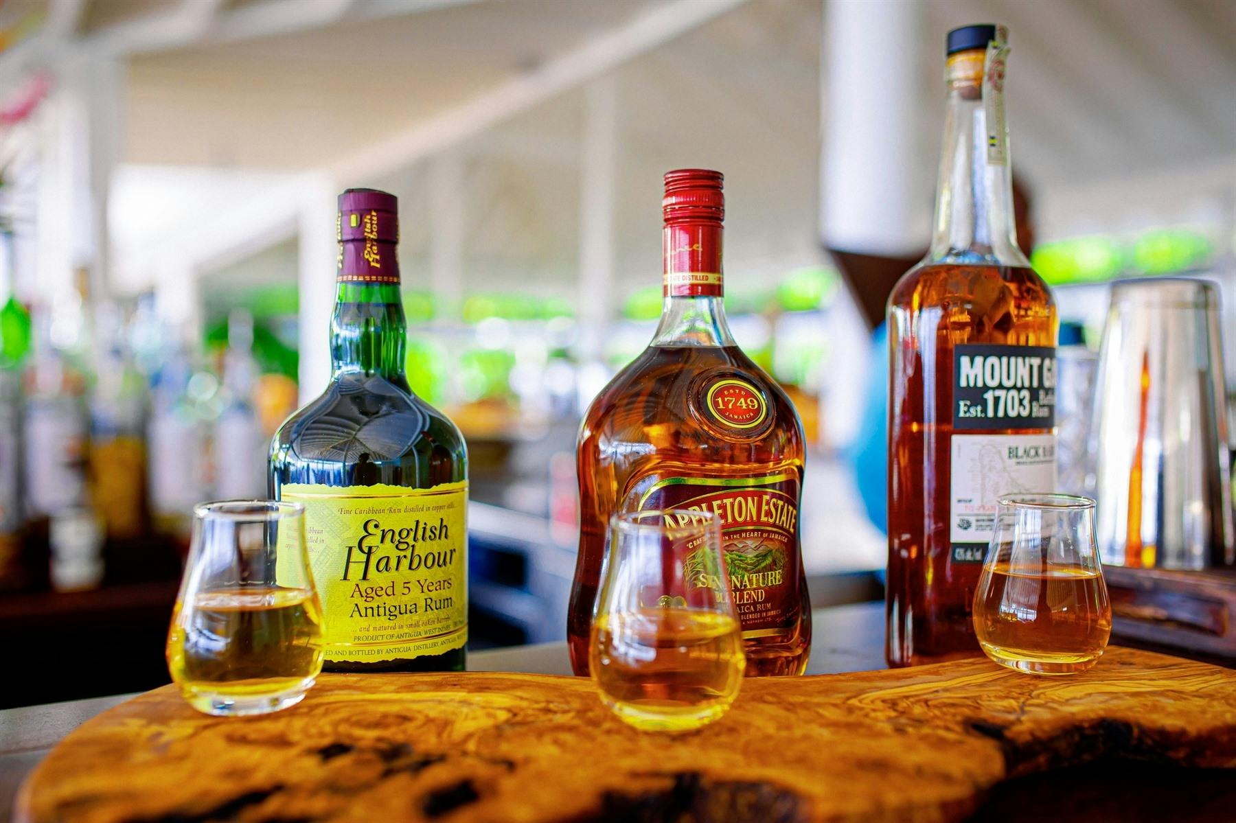 rum tasting at carlisle bay antigua 