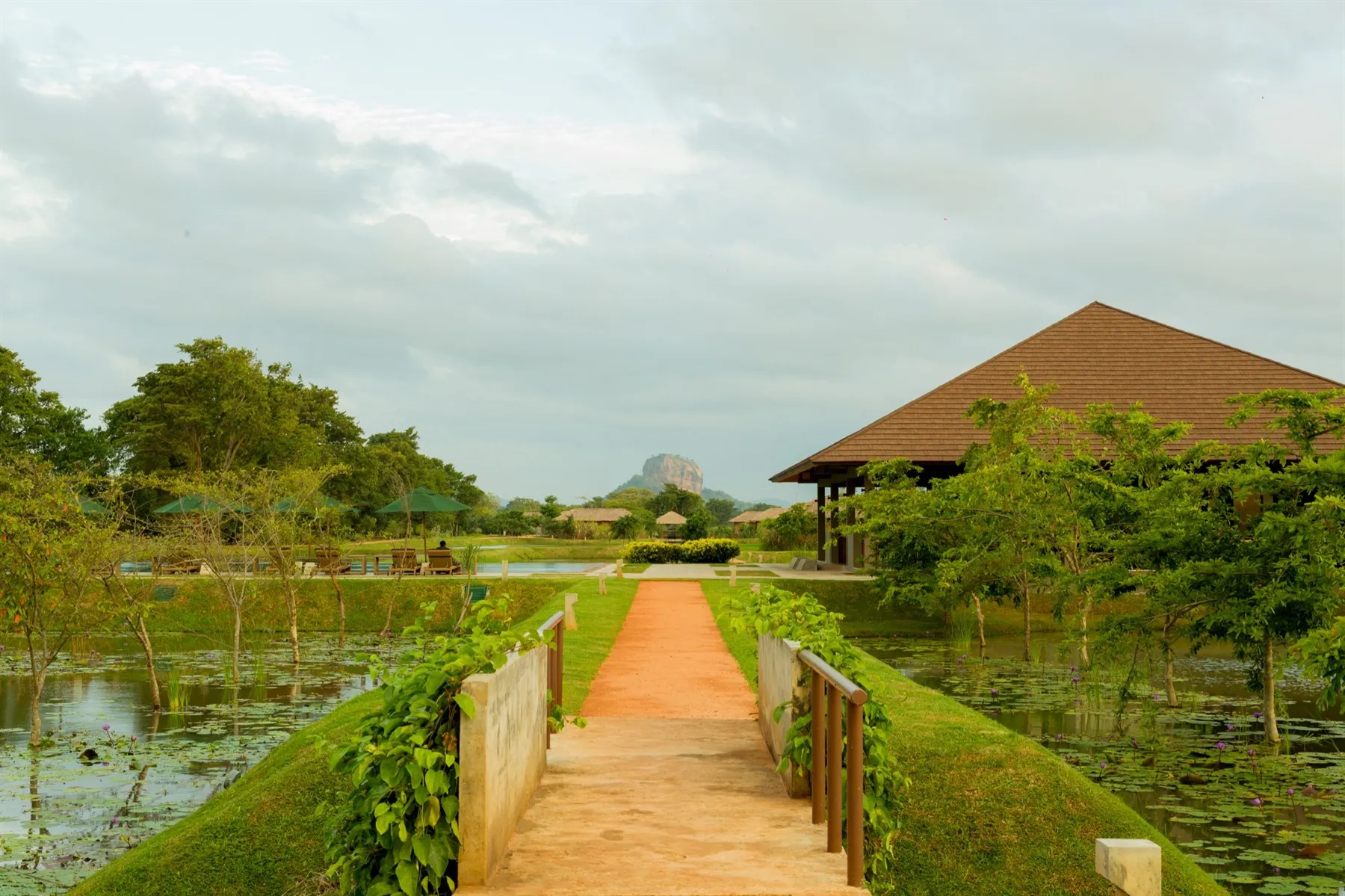 Water Garden Scenery, Water Garden, Sigiriya, Sri Lanka