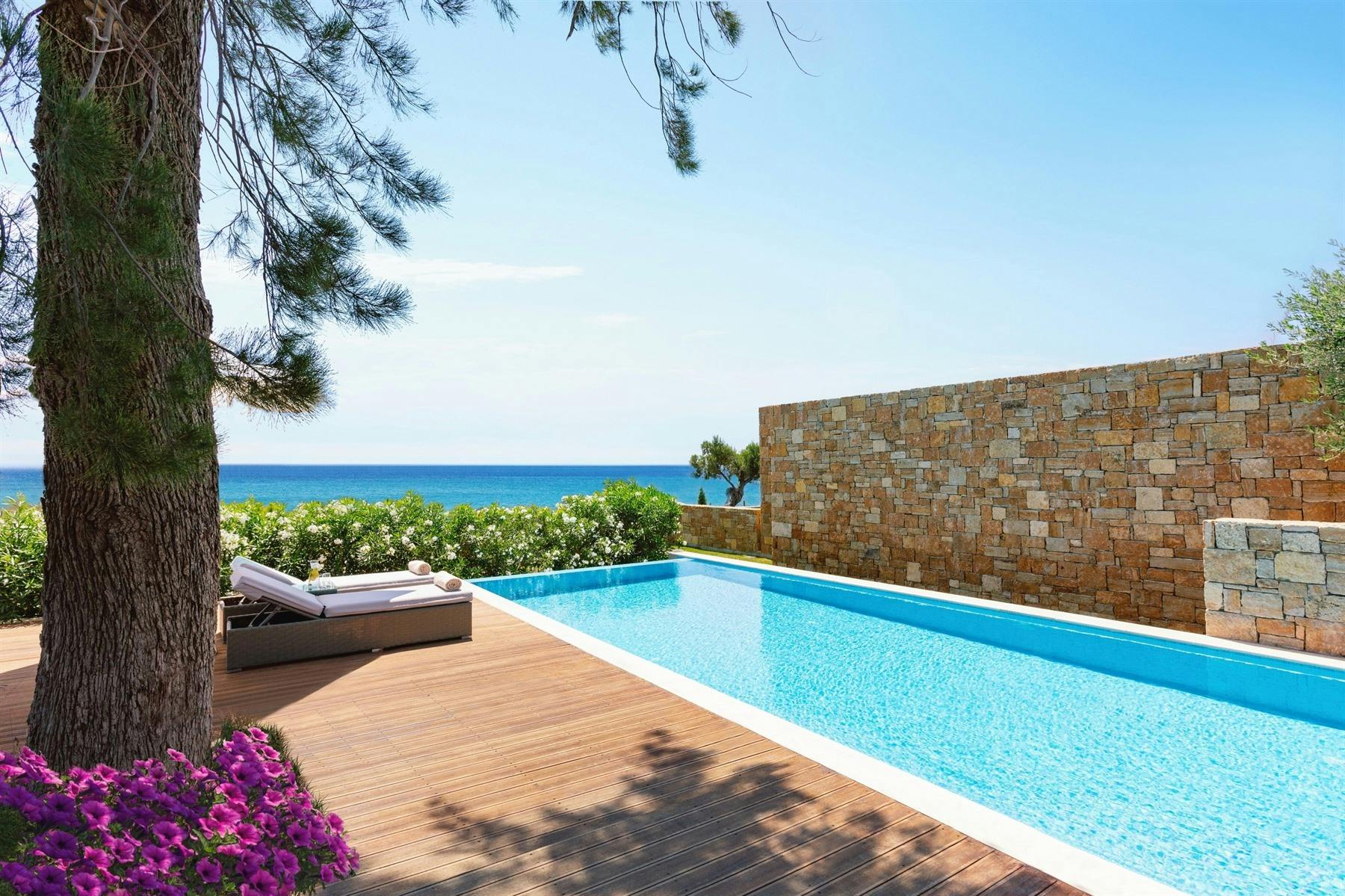 Private Pool, Ikos Olivia, Halkidiki, Greece