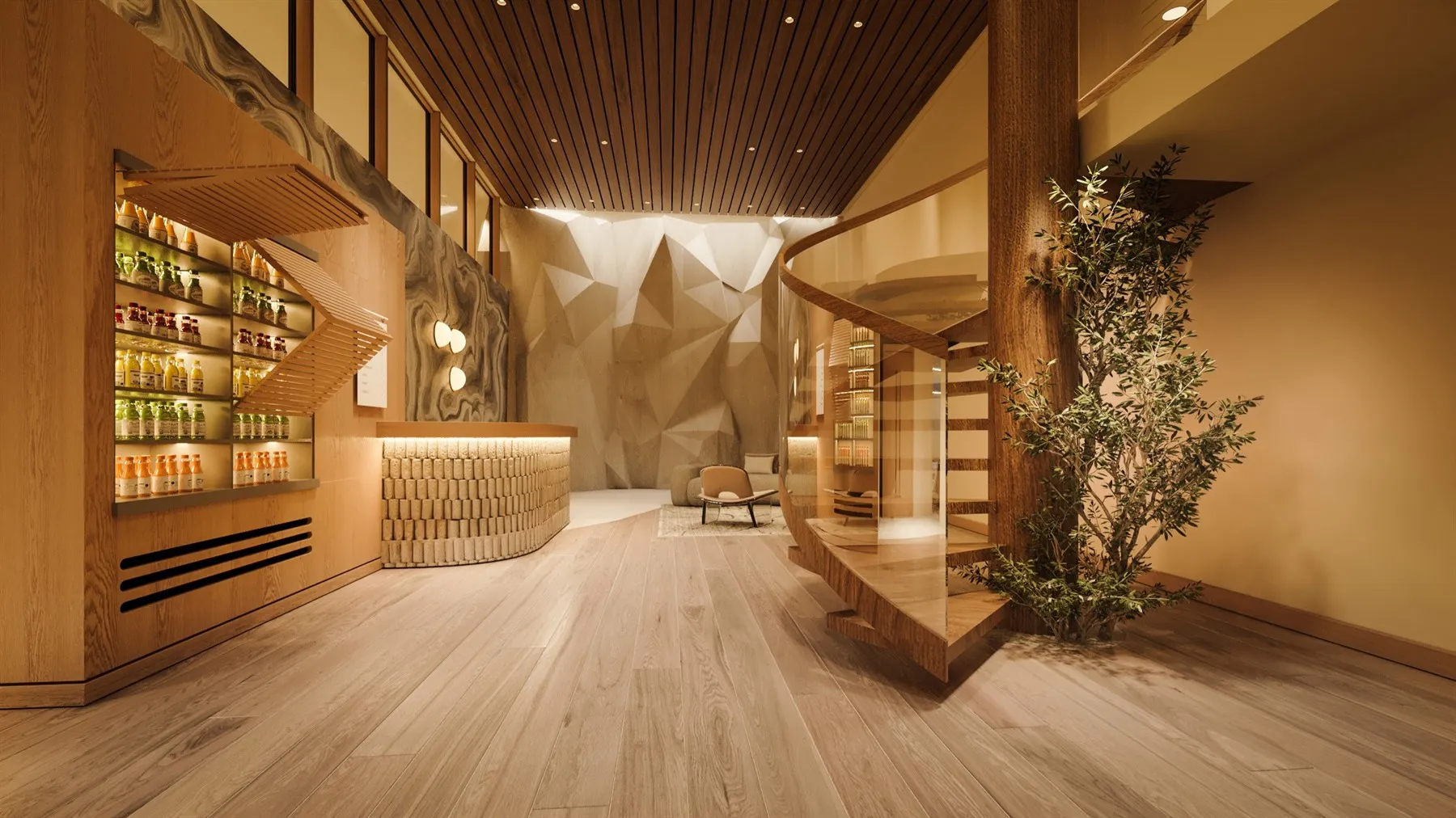 Juice Bar, Rimrock Banff, Emblems Collection, Alberta, Canada