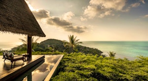 Enjoy a luxurious getaway to this resort in Koh Samui with views over the Gulf of Siam<place>Four Seasons Resort Koh Samui</place><fomo>154</fomo>