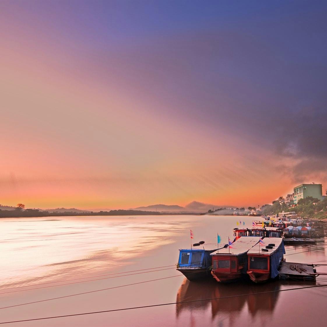 Bassac River - Chau Doc - Vinh Xuong Border