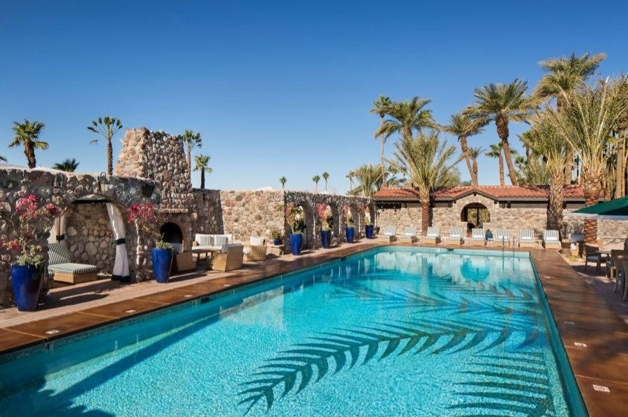 Pool View at  The Oasis at Death Valley, California 