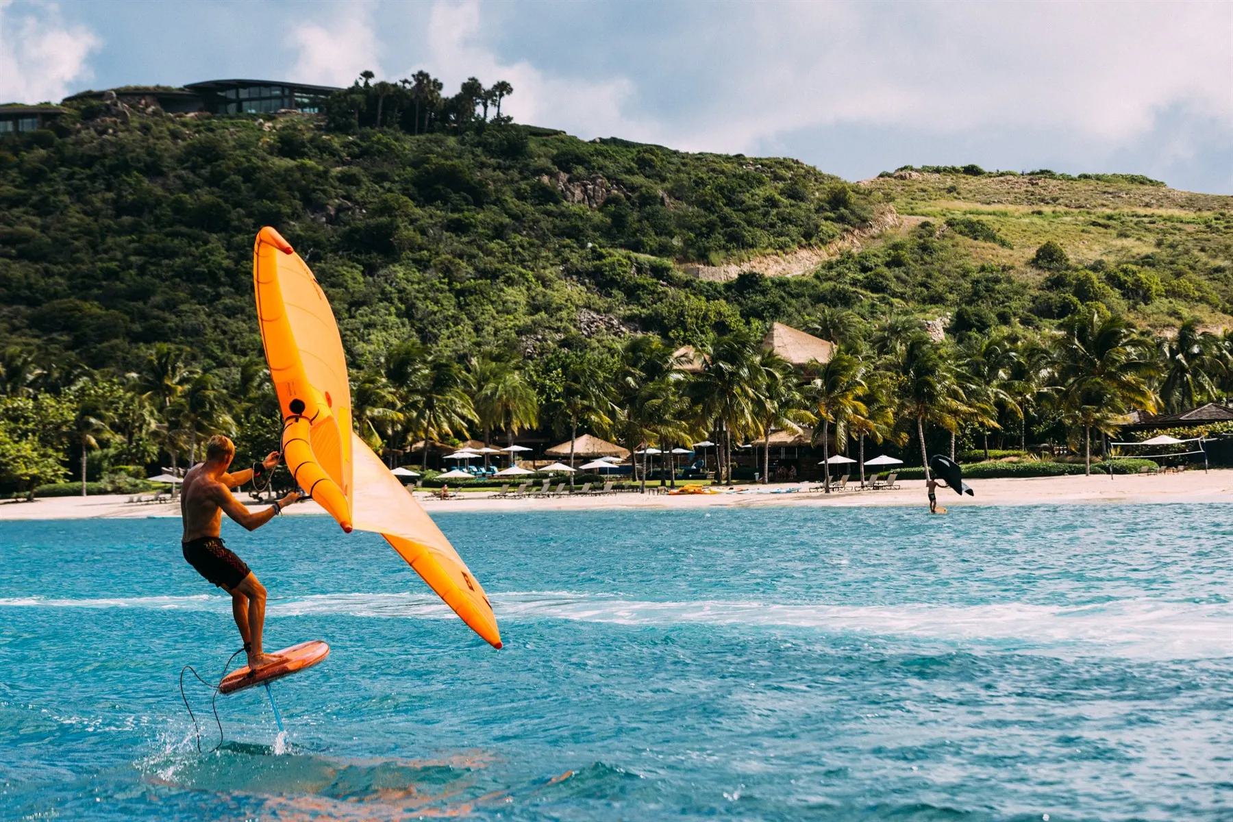 Wing Foiling, Oil Nut Bay, British Virgin Islands