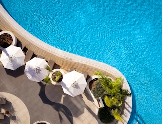 Save on flights this May Half Term at this luxury resort in Limassol set on a serene seafront