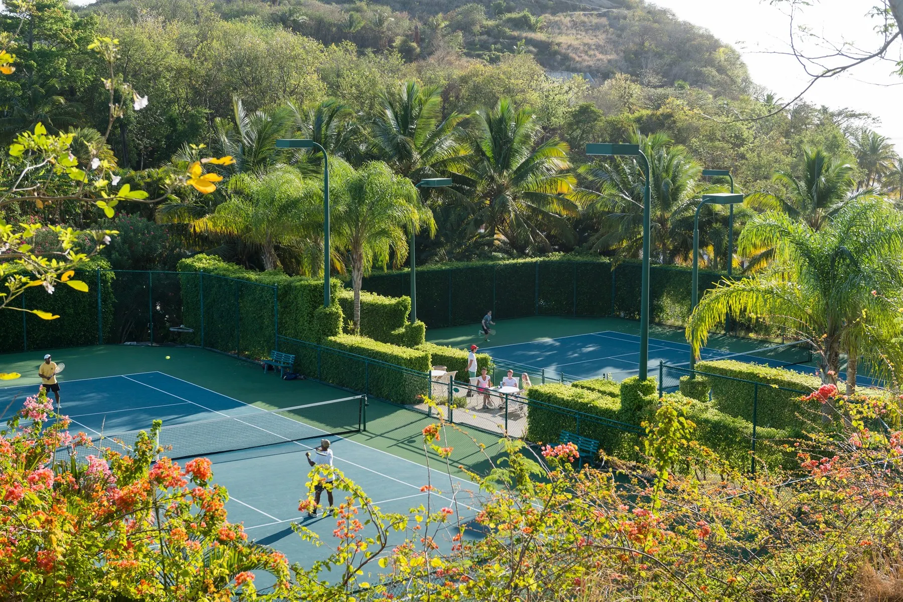 Tennis Court at BodyHoliday St Lucia