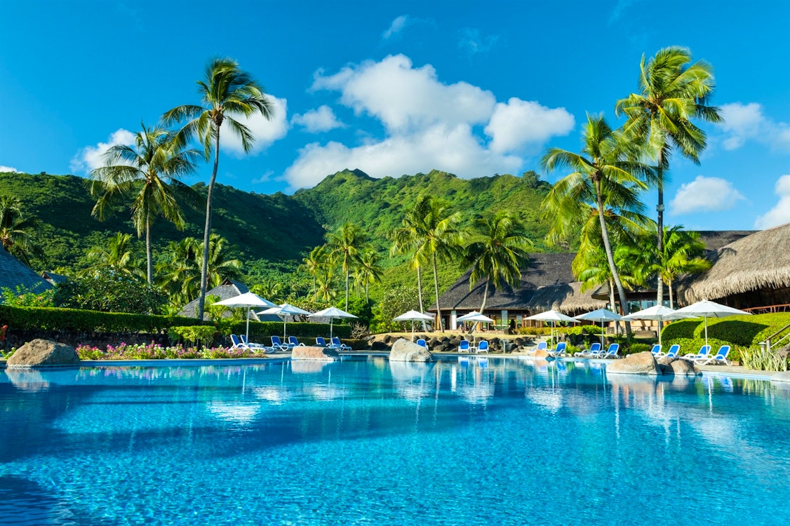 Main Pool at Hilton Moorea Lagoon Resort & Spa, French Polynesia 