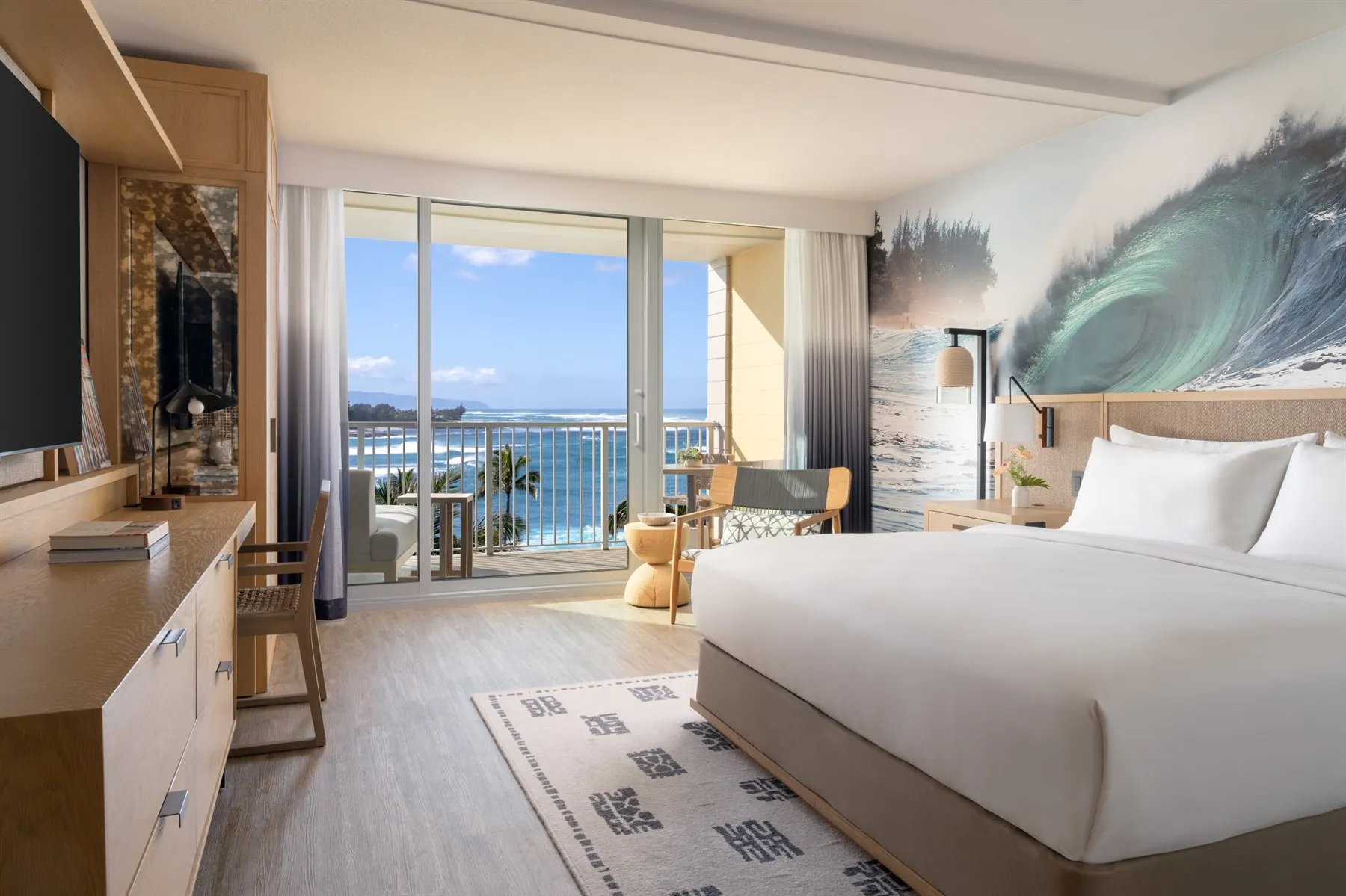 Premium Ocean Front Lanai Room, The Ritz-Carlton O‘ahu, Turtle Bay, Hawaii