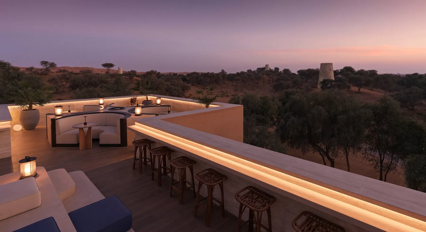Gobi sky terrace, The Ritz-Carlton Ras Al Khaimah, Al Wadi Desert