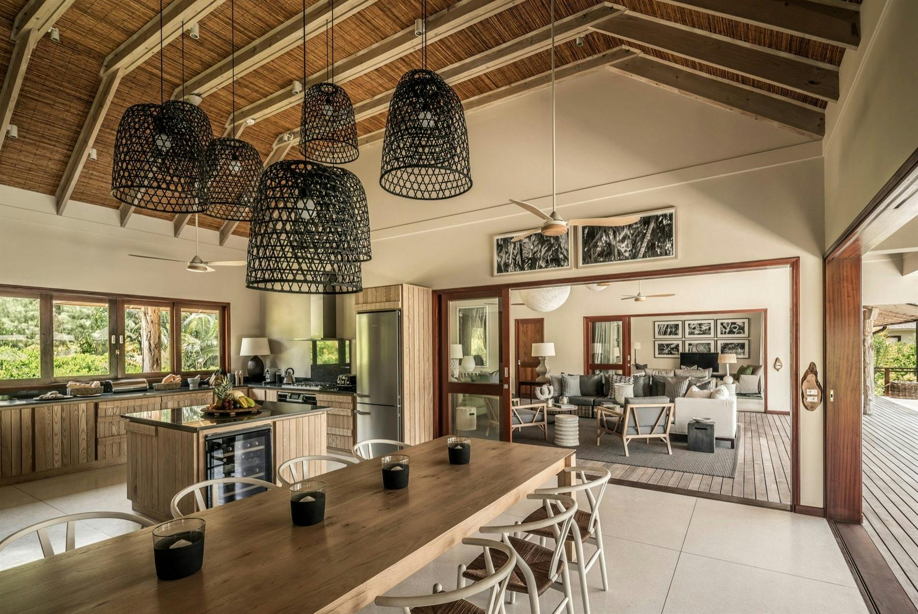 Residence kitchen at Four Seasons Resort Seychelles at Desroches Island