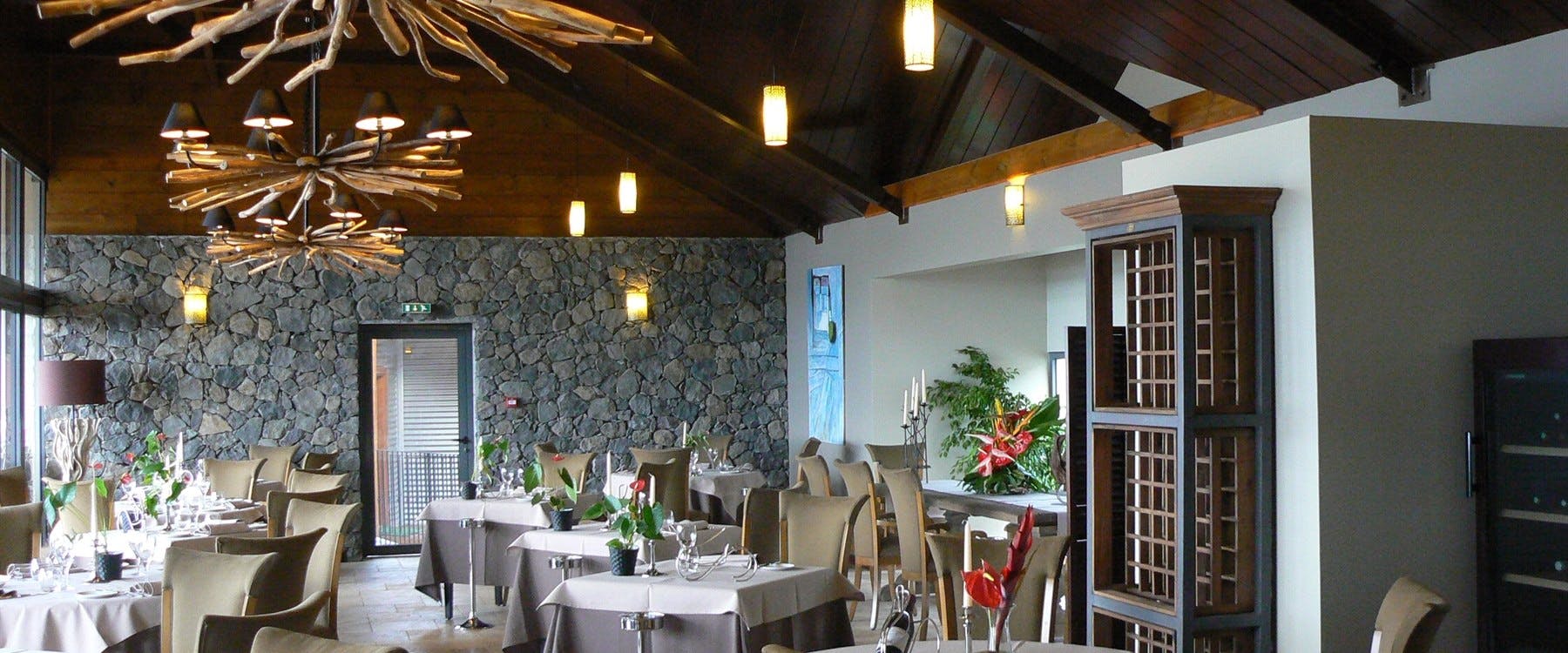 Restaurant at Diana Dea Lodge, Reunion Island 