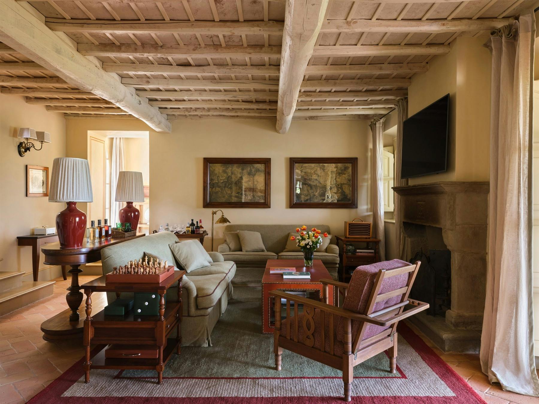 Sitting Room, Villa Alba at Rosewood Castiglion Del Bosco