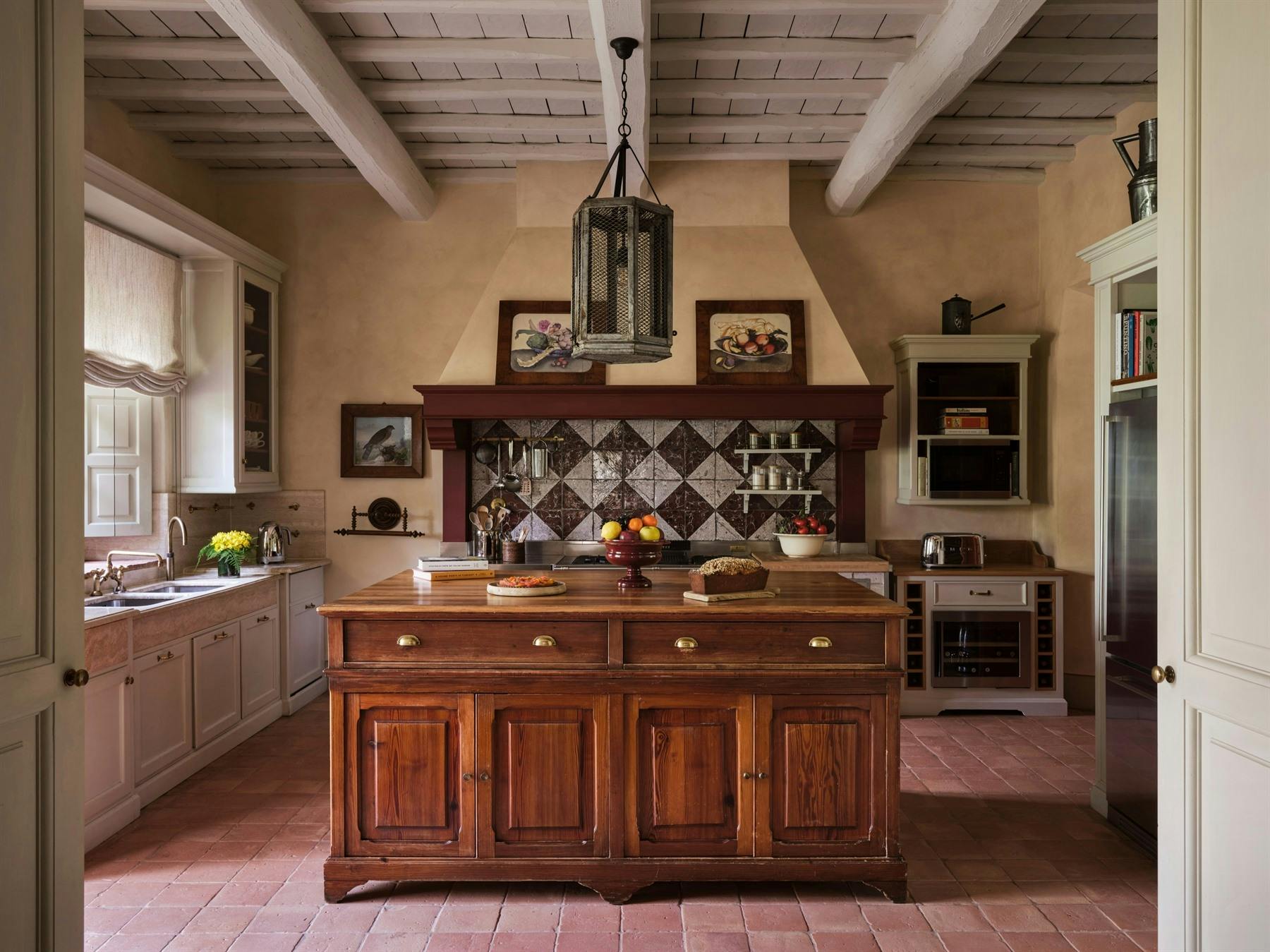 Kitchen, Villa Casa Biondi at Rosewood Castiglion Del Bosco
