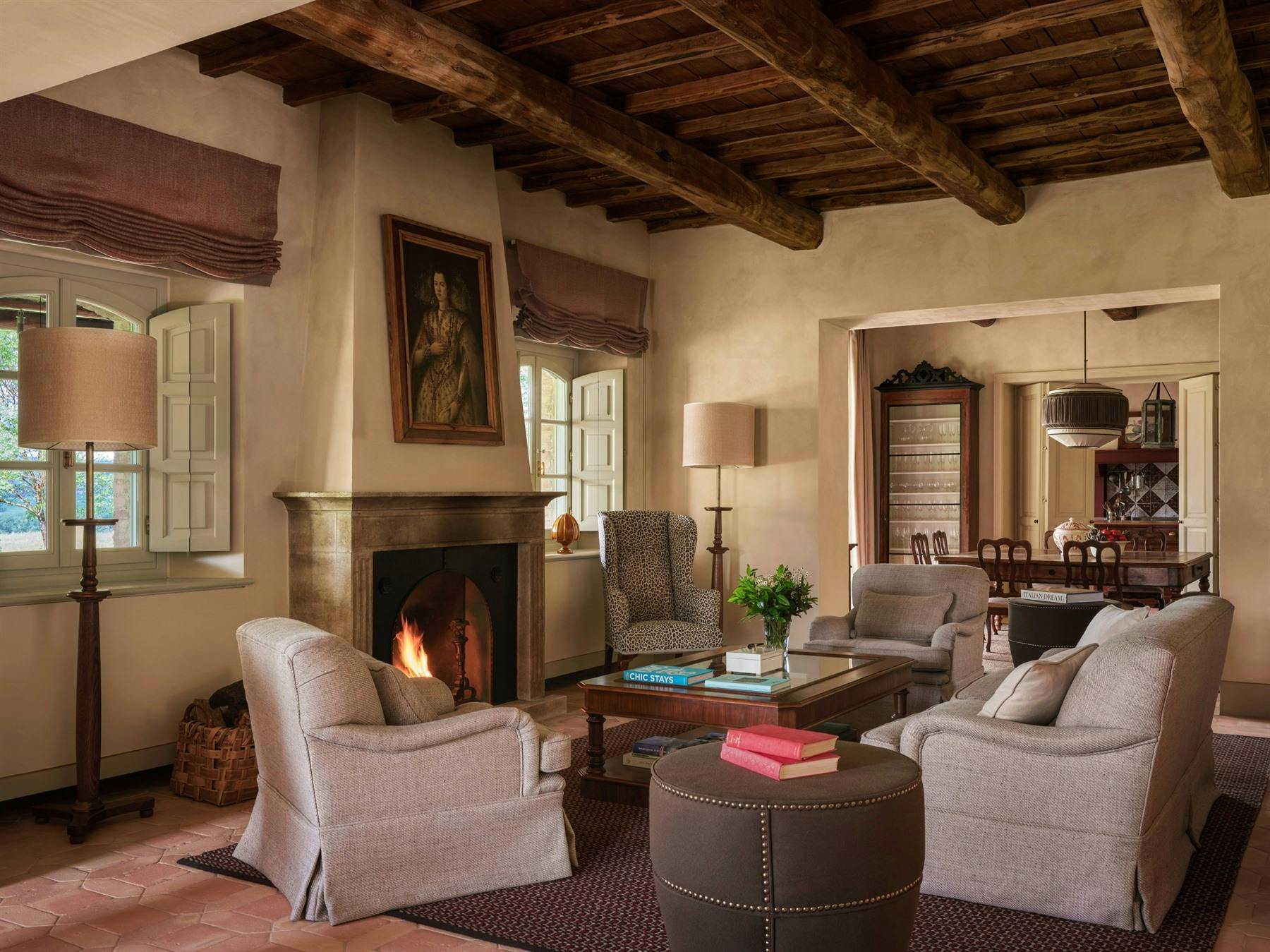 Sitting Room, Villa Casa Biondi at Rosewood Castiglion Del Bosco