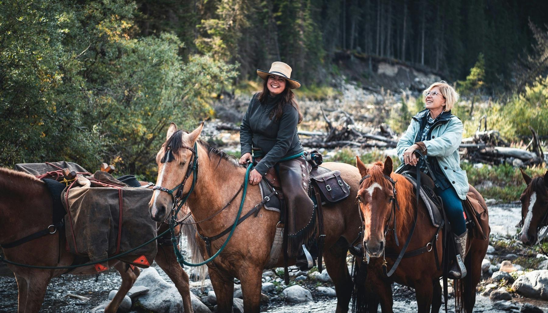 Backcountry Trail Riding & Return to Banff