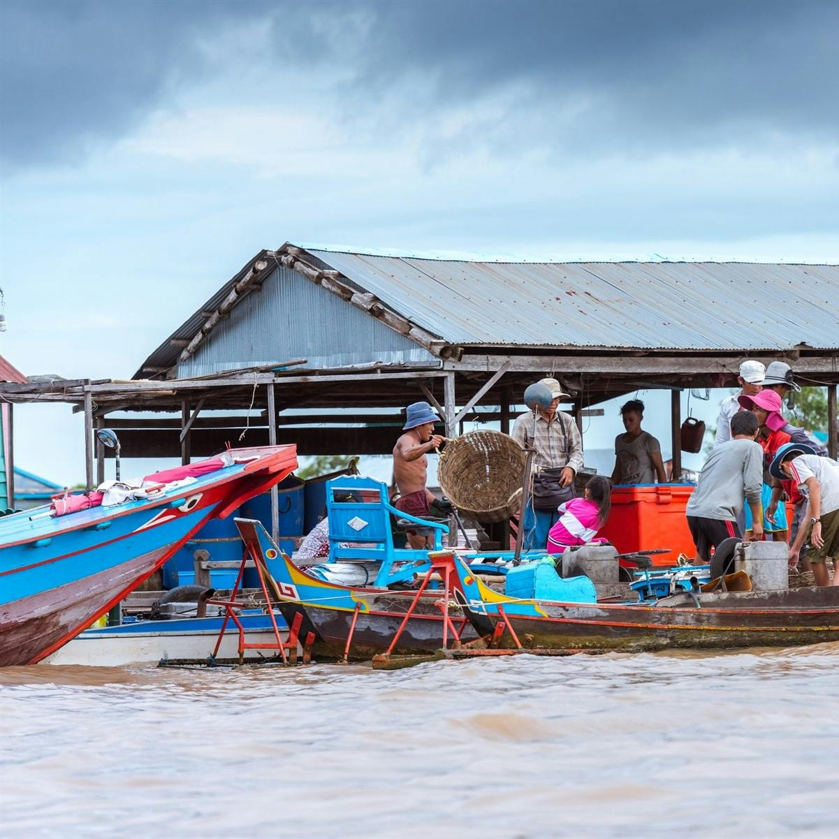 Tonle Sap River - Koh Chen - Kampong Chnang