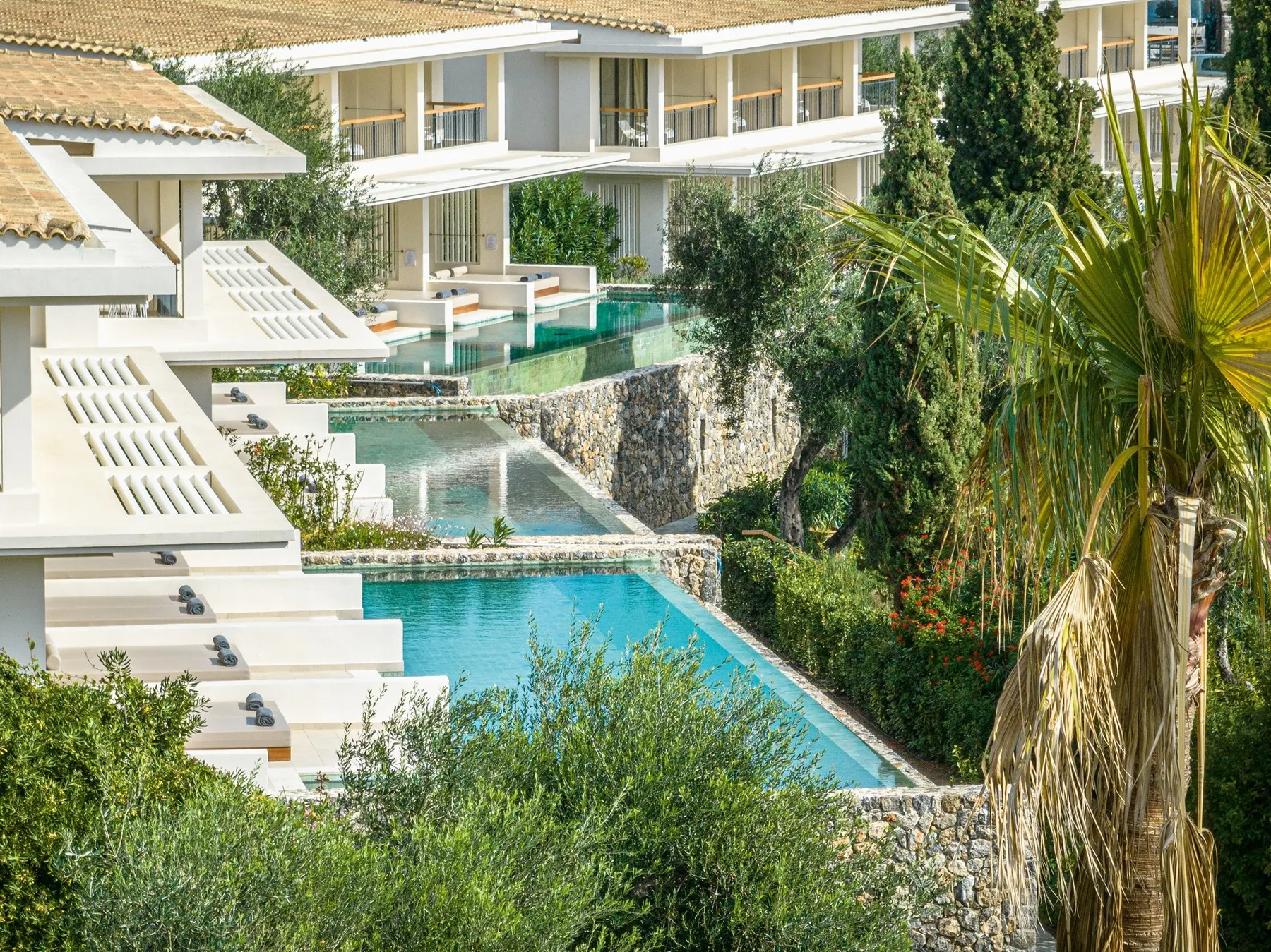 swim-up junior bungalow suite at grecotel corfu imperial