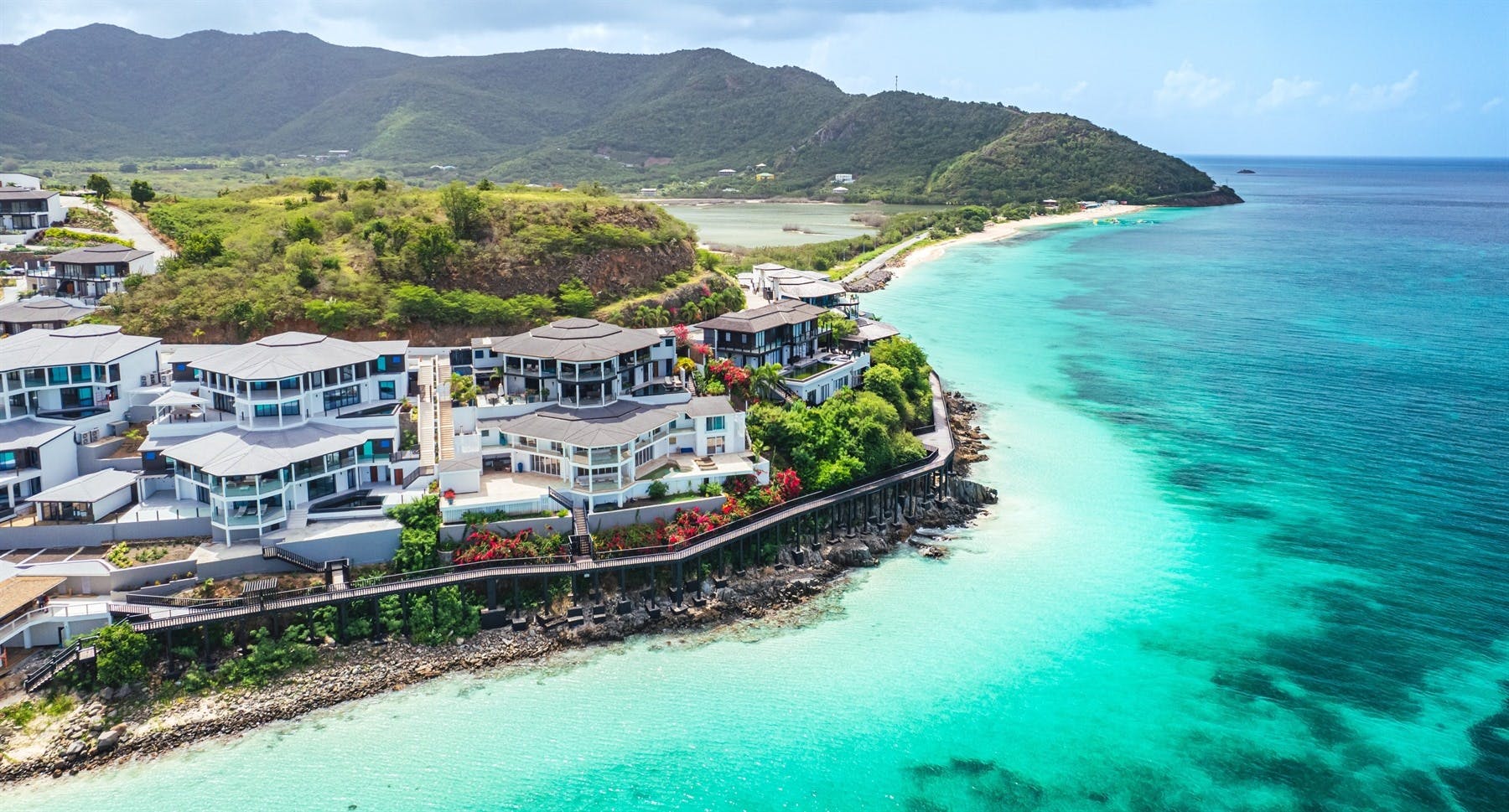 Aerial View, Tamarind Hills Resort & Villas, Antigua, Caribbean