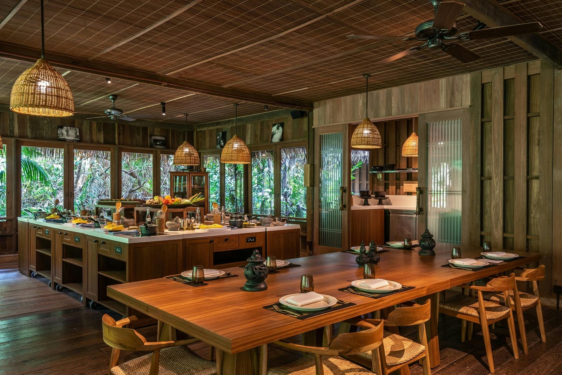 Cooking classroom at The Datai Langkawi