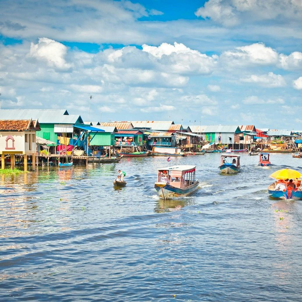 Kampong Chnang - Chnok Tru - Tonle Sap Lake