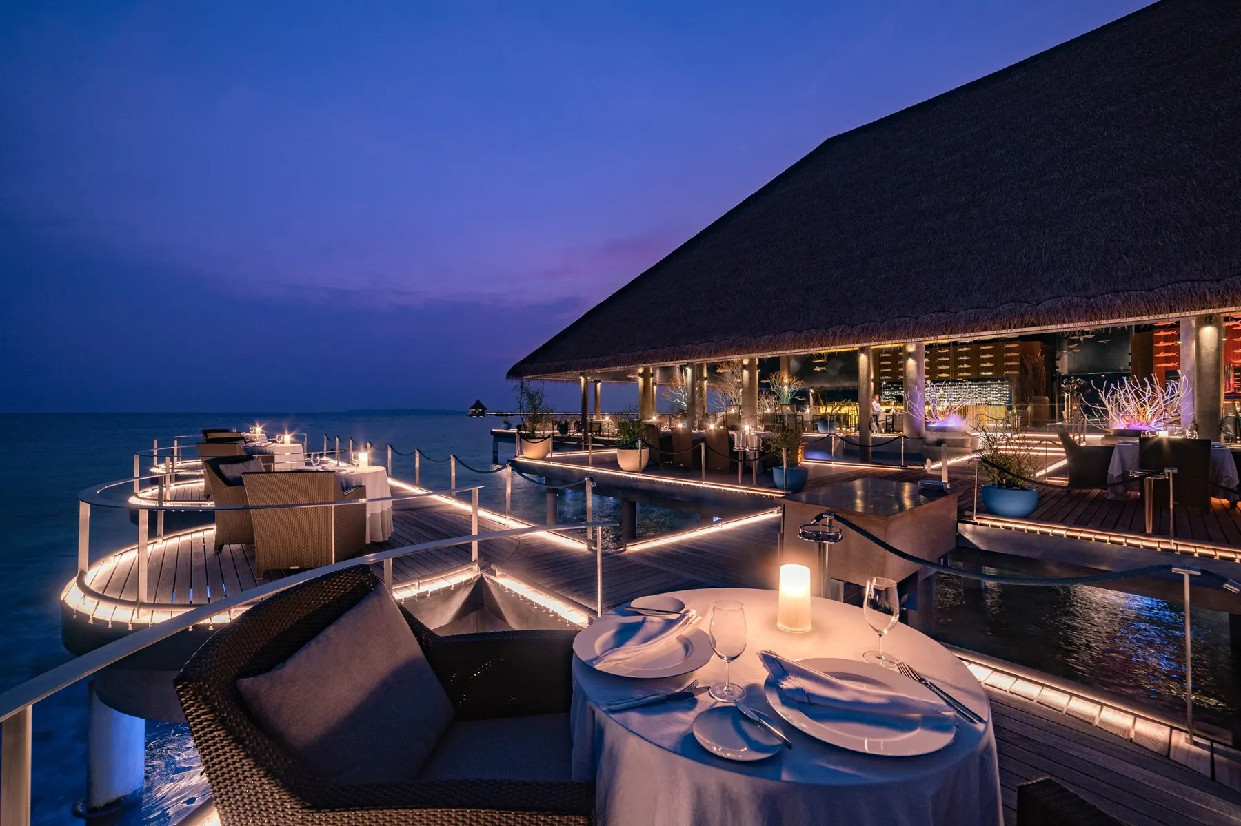 Aragu restaurant at Velaa Private Island