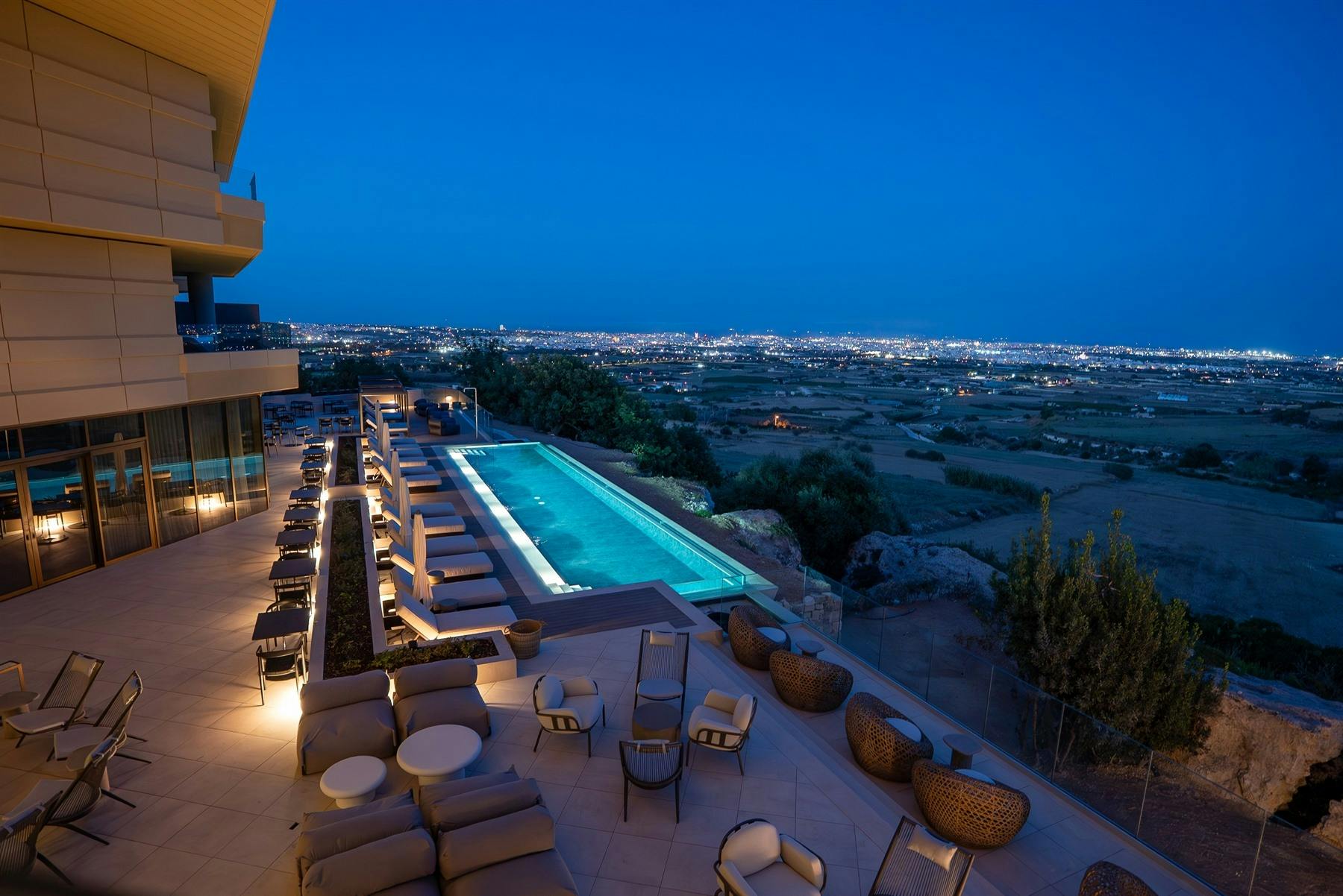 Outdoor Pool and Pool Deck, Verdala Wellness Hotel AX Privilege, Malta