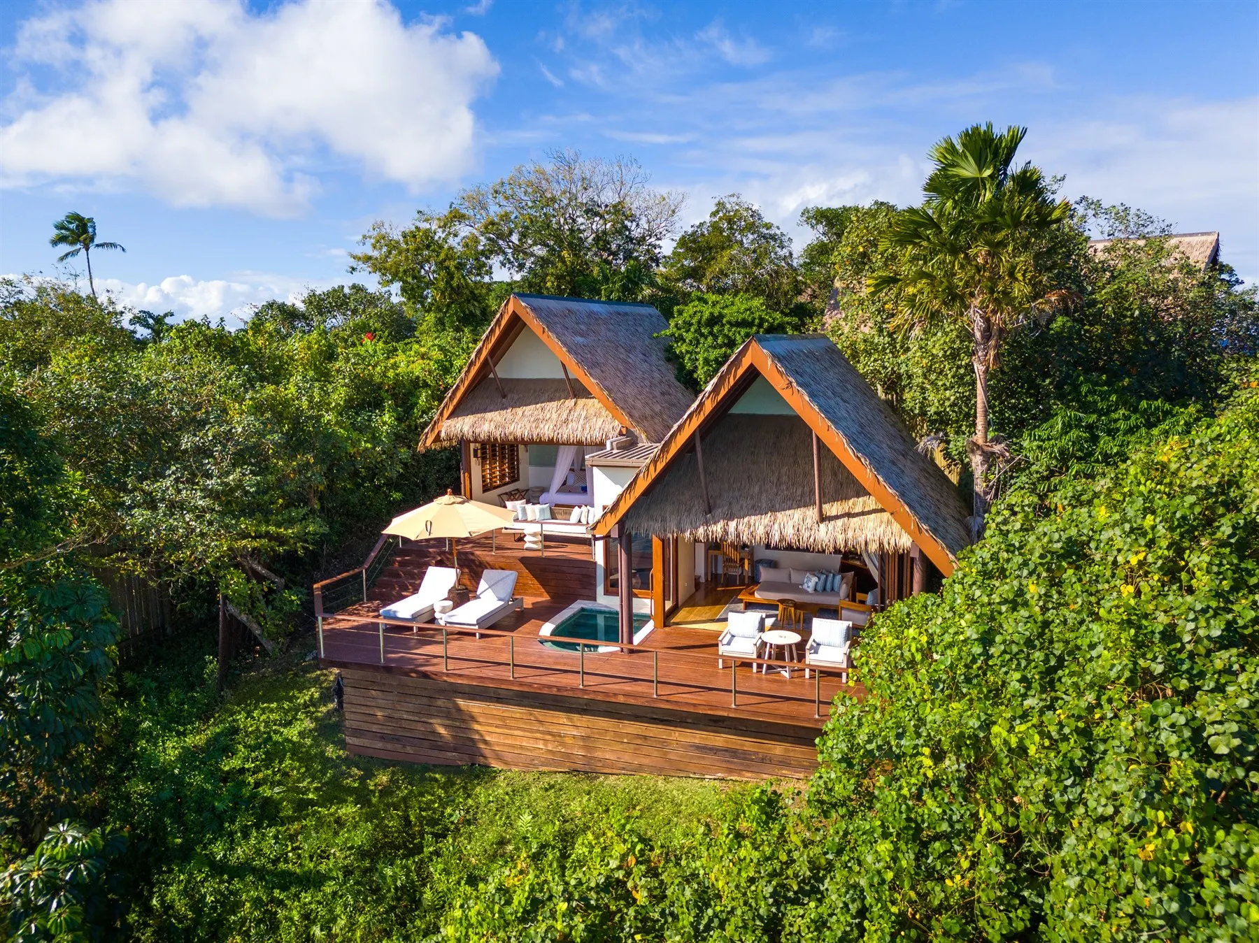 sunset private plunge pool villa